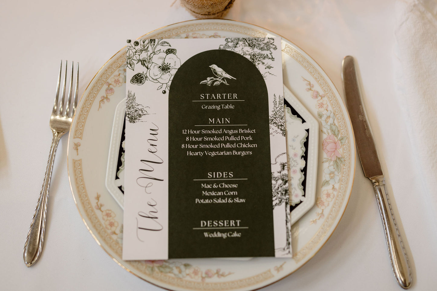 Vintage Table Settings (per 10 people)